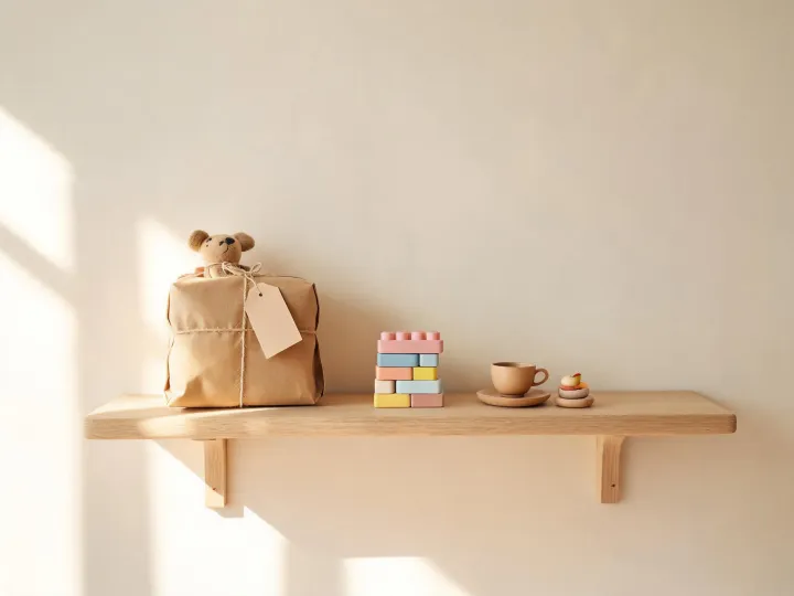 Duplo gift bundle on nursery shelf
